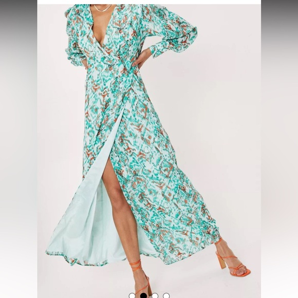 Wrap maxi dress - Picture 3 of 6